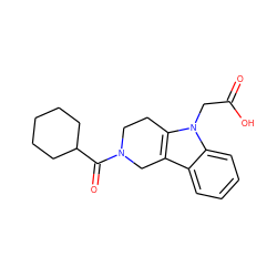 O=C(O)Cn1c2c(c3ccccc31)CN(C(=O)C1CCCCC1)CC2 ZINC000035789796