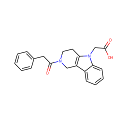 O=C(O)Cn1c2c(c3ccccc31)CN(C(=O)Cc1ccccc1)CC2 ZINC000035950053