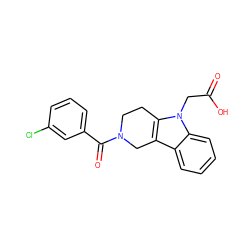 O=C(O)Cn1c2c(c3ccccc31)CN(C(=O)c1cccc(Cl)c1)CC2 ZINC000035931194