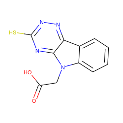 O=C(O)Cn1c2ccccc2c2nnc(S)nc21 ZINC000017744184