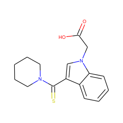 O=C(O)Cn1cc(C(=S)N2CCCCC2)c2ccccc21 ZINC000000555344