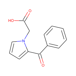 O=C(O)Cn1cccc1C(=O)c1ccccc1 ZINC000003913701