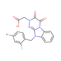 O=C(O)Cn1nc2n(Cc3ccc(Br)cc3F)c3ccccc3n2c(=O)c1=O ZINC000013470509