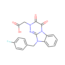 O=C(O)Cn1nc2n(Cc3ccc(F)cc3)c3ccccc3n2c(=O)c1=O ZINC000013470506