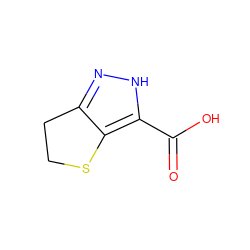 O=C(O)c1[nH]nc2c1SCC2 ZINC000028948774