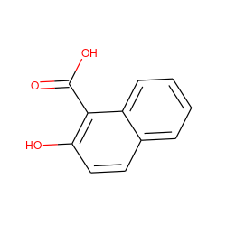 O=C(O)c1c(O)ccc2ccccc12 ZINC000000155999