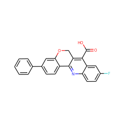 O=C(O)c1c2c(nc3ccc(F)cc13)-c1ccc(-c3ccccc3)cc1OC2 ZINC000026838207