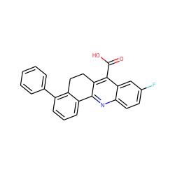 O=C(O)c1c2c(nc3ccc(F)cc13)-c1cccc(-c3ccccc3)c1CC2 ZINC000026843611