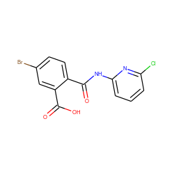 O=C(O)c1cc(Br)ccc1C(=O)Nc1cccc(Cl)n1 ZINC000103233781