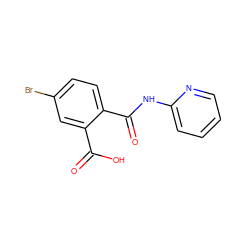 O=C(O)c1cc(Br)ccc1C(=O)Nc1ccccn1 ZINC000103233778