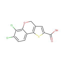 O=C(O)c1cc2c(s1)-c1ccc(Cl)c(Cl)c1OC2 ZINC000220842420