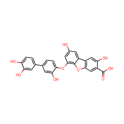 O=C(O)c1cc2oc3c(Oc4ccc(-c5ccc(O)c(O)c5)cc4O)cc(O)cc3c2cc1O ZINC000028971724