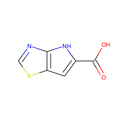 O=C(O)c1cc2scnc2[nH]1 ZINC000040973756