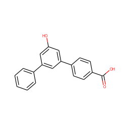 O=C(O)c1ccc(-c2cc(O)cc(-c3ccccc3)c2)cc1 ZINC000013603847