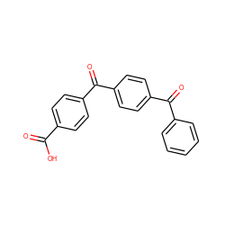 O=C(O)c1ccc(C(=O)c2ccc(C(=O)c3ccccc3)cc2)cc1 ZINC000013740010