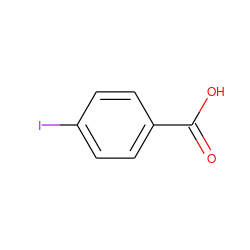 O=C(O)c1ccc(I)cc1 ZINC000000167246