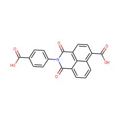 O=C(O)c1ccc(N2C(=O)c3cccc4c(C(=O)O)ccc(c34)C2=O)cc1 ZINC000004713398