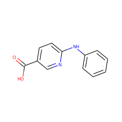 O=C(O)c1ccc(Nc2ccccc2)nc1 ZINC000006733575