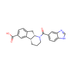 O=C(O)c1ccc2c(c1)[C@H]1CCCN(C(=O)c3ccc4[nH]cnc4c3)[C@H]1C2 ZINC000117621973