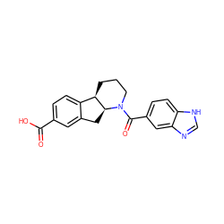 O=C(O)c1ccc2c(c1)C[C@H]1[C@@H]2CCCN1C(=O)c1ccc2[nH]cnc2c1 ZINC000117623179