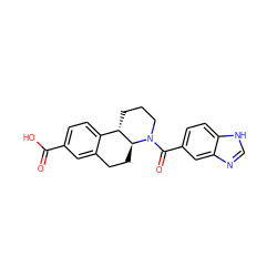 O=C(O)c1ccc2c(c1)CC[C@H]1[C@H]2CCCN1C(=O)c1ccc2[nH]cnc2c1 ZINC000117623637