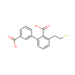 O=C(O)c1cccc(-c2cccc(CCS)c2C(=O)O)c1 ZINC000001486116