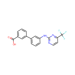 O=C(O)c1cccc(-c2cccc(Nc3nccc(C(F)(F)F)n3)c2)c1 ZINC001772608545