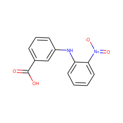 O=C(O)c1cccc(Nc2ccccc2[N+](=O)[O-])c1 ZINC000037406554