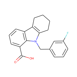 O=C(O)c1cccc2c3c(n(Cc4cccc(F)c4)c12)CCCC3 ZINC000034093198