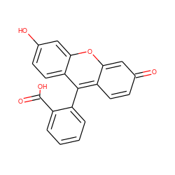 O=C(O)c1ccccc1-c1c2ccc(=O)cc-2oc2cc(O)ccc12 ZINC000003872582