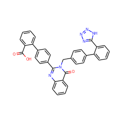 O=C(O)c1ccccc1-c1ccc(-c2nc3ccccc3c(=O)n2Cc2ccc(-c3ccccc3-c3nnn[nH]3)cc2)cc1 ZINC000028758314