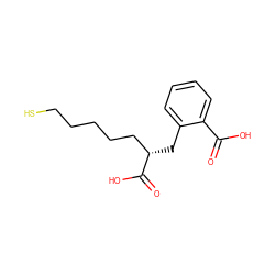 O=C(O)c1ccccc1C[C@@H](CCCCCS)C(=O)O ZINC000034803315