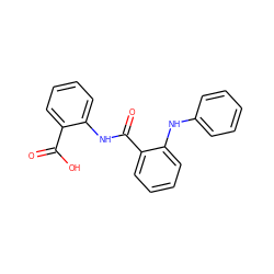 O=C(O)c1ccccc1NC(=O)c1ccccc1Nc1ccccc1 ZINC000003204922