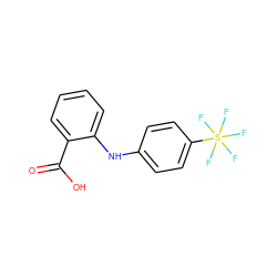 O=C(O)c1ccccc1Nc1ccc(S(F)(F)(F)(F)F)cc1 ZINC000473120404