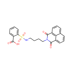 O=C(O)c1ccccc1S(=O)(=O)NCCCCN1C(=O)c2cccc3cccc(c23)C1=O ZINC000148642319