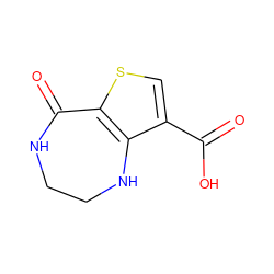 O=C(O)c1csc2c1NCCNC2=O ZINC000063539568