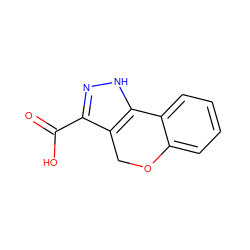 O=C(O)c1n[nH]c2c1COc1ccccc1-2 ZINC000005135278