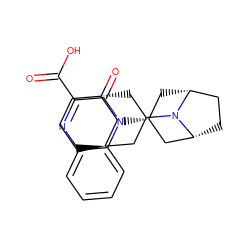 O=C(O)c1nc2ccccc2n([C@@H]2C[C@@H]3CC[C@H](C2)N3C2C[C@H]3CCC[C@H](C2)C3)c1=O ZINC000100617115