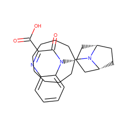 O=C(O)c1nc2ccccc2n([C@@H]2C[C@@H]3CC[C@H](C2)N3C2CCCCCCCC2)c1=O ZINC000114709670