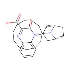 O=C(O)c1nc2ccccc2n([C@@H]2C[C@@H]3CC[C@H](C2)N3C2CCCCCCCCCC2)c1=O ZINC000100617127