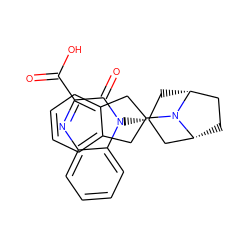 O=C(O)c1nc2ccccc2n([C@@H]2C[C@@H]3CC[C@H](C2)N3C2Cc3ccccc3C2)c1=O ZINC000114712095