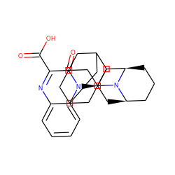 O=C(O)c1nc2ccccc2n([C@@H]2C[C@@H]3CCC[C@H](C2)N3C23CC4CC(CC(C4)C2)C3)c1=O ZINC000143848618