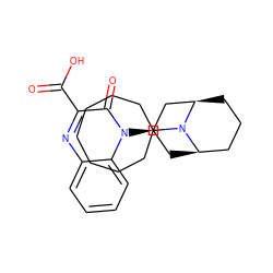 O=C(O)c1nc2ccccc2n([C@@H]2C[C@@H]3CCC[C@H](C2)N3C2CCCCCCC2)c1=O ZINC000114709264