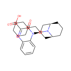 O=C(O)c1nc2ccccc2n([C@@H]2C[C@@H]3CCC[C@H](C2)N3CCC2CCCCC2)c1=O ZINC000143927905