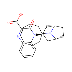 O=C(O)c1nc2ccccc2n([C@H]2C[C@@H]3CC[C@H](C2)N3C2CCCCCCC2)c1=O ZINC000114764992