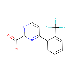 O=C(O)c1nccc(-c2ccccc2C(F)(F)F)n1 ZINC001772599305