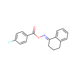 O=C(O/N=C1\CCCc2ccccc21)c1ccc(F)cc1 ZINC000001404146