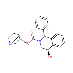 O=C(O[C@H]1CN2CCC1CC2)N1C[C@H](O)c2ccccc2[C@H]1c1ccccc1 ZINC000013674444