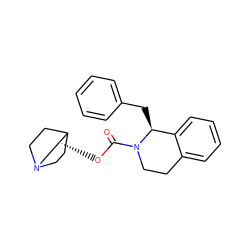 O=C(O[C@H]1CN2CCC1CC2)N1CCc2ccccc2[C@@H]1Cc1ccccc1 ZINC000013674434