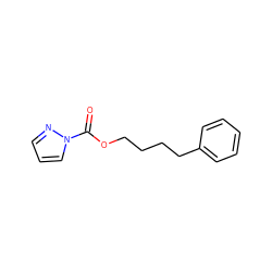 O=C(OCCCCc1ccccc1)n1cccn1 ZINC000299826532